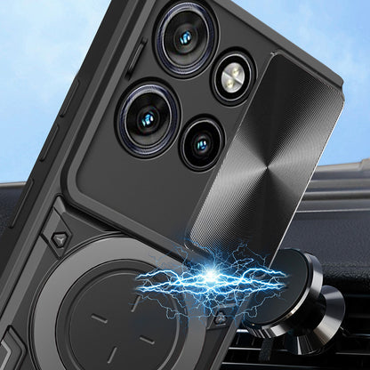 Hülle für Motorola Edge 60 Neo / Edge 50 Neo, Techsuit, CamGuard Pro, Schwarz