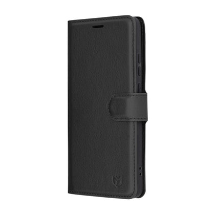 Custodia per Motorola Edge 60 Neo / Edge 50 Neo, Techsuit, Leather Folio, Nera