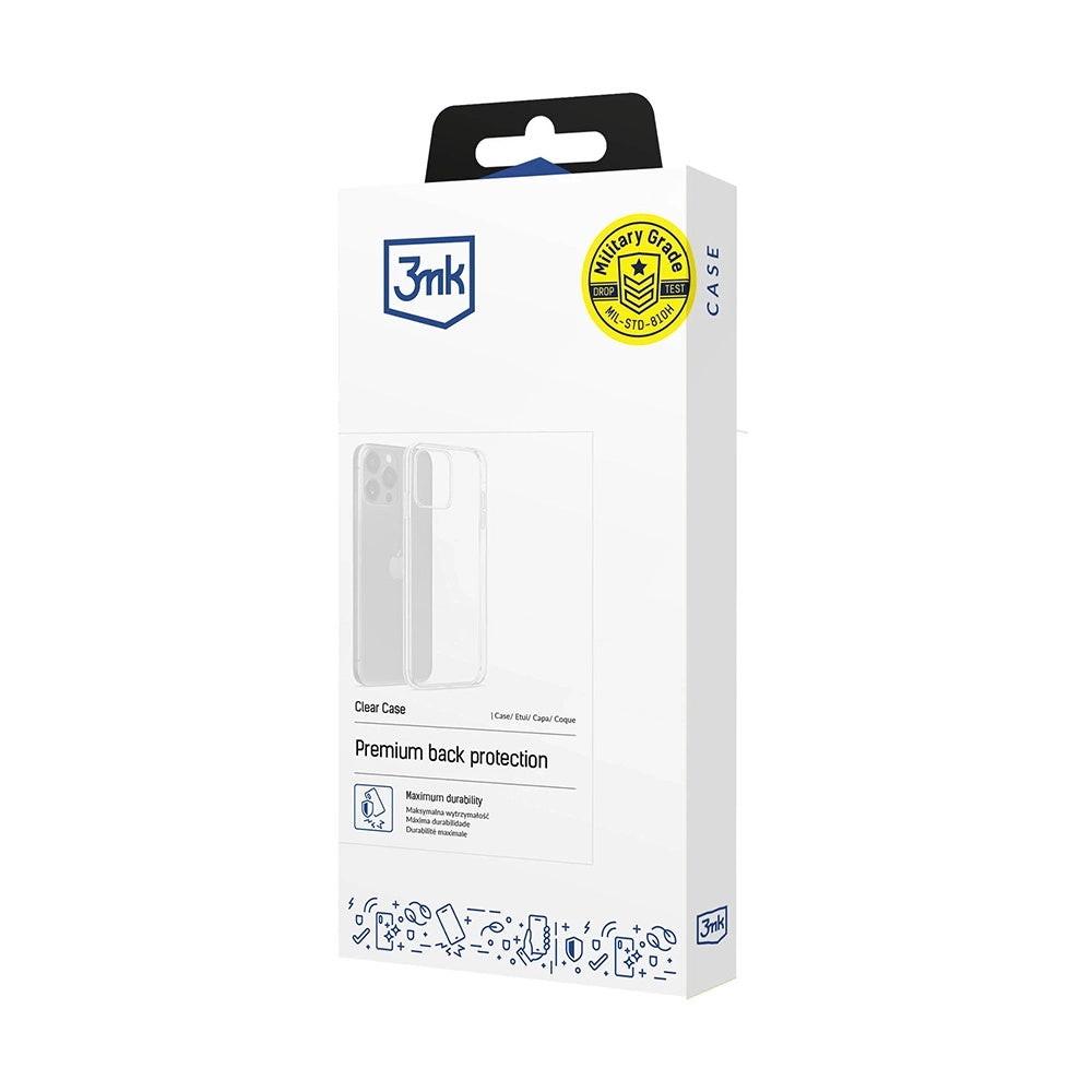 Custodia per Motorola Edge 60 Pro, 3MK, Clear, Trasparente