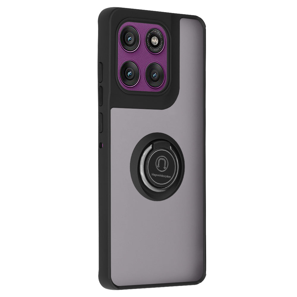 Custodia per Motorola Edge 60 Pro, Techsuit, Glinth, Nera