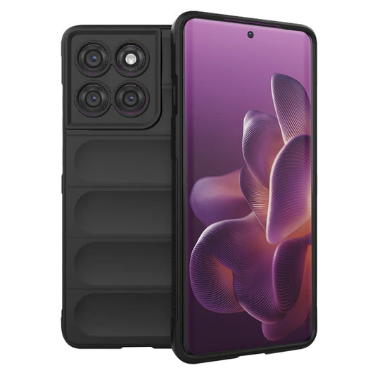 Custodia per Motorola Edge 60 Pro, Techsuit, Magic Shield, Nera