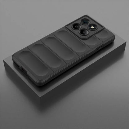 Custodia per Motorola Edge 60 Pro, Techsuit, Magic Shield, Nera