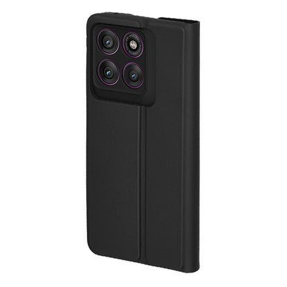 Custodia per Motorola Edge 60 Pro, Techsuit, Magskin Book, Nera