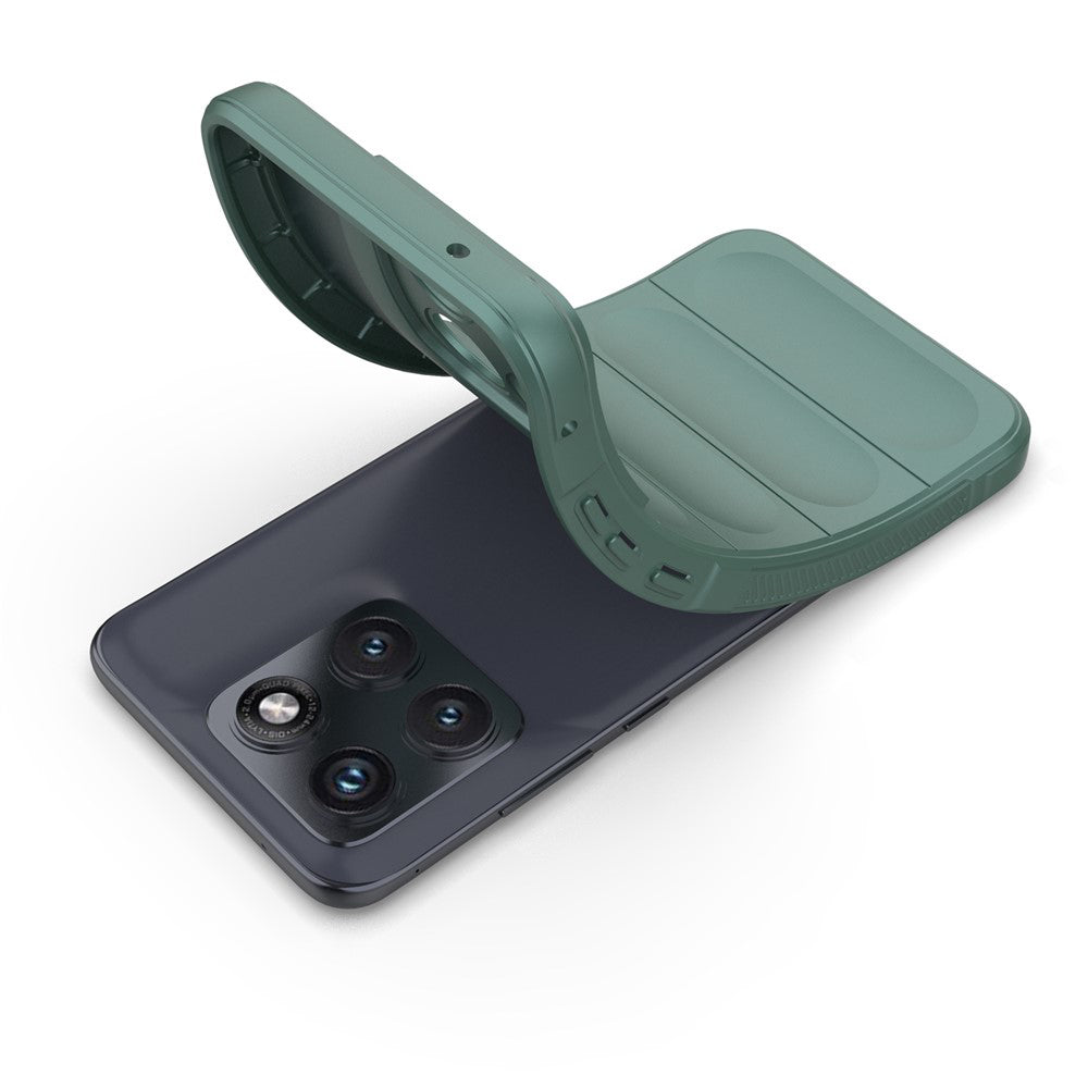Coque pour Motorola Edge 70 Fusion, Techsuit, Magic Shield, Vert