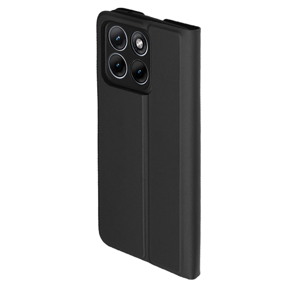 Custodia per Motorola Edge 70 Fusion, Techsuit, Magskin Book, Nera