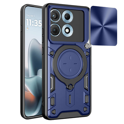 Coque pour Motorola Edge 70 Max, Techsuit, CamGuard Pro, Bleue