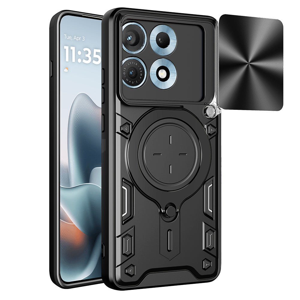 Custodia per Motorola Edge 70 Max, Techsuit, CamGuard Pro, Nera
