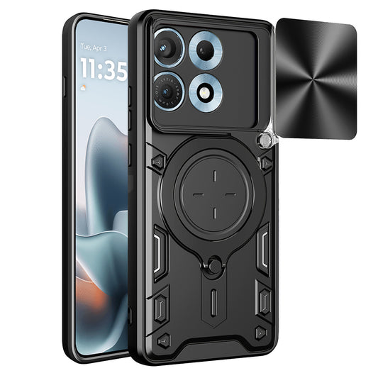 Hülle für Motorola Edge 70 Max, Techsuit, CamGuard Pro, Schwarz