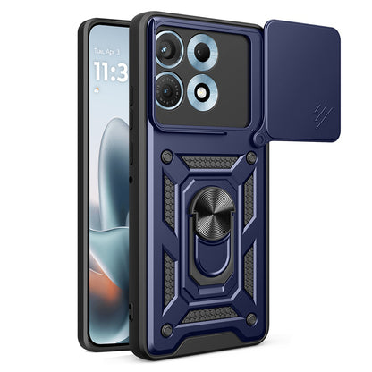Custodia per Motorola Edge 70 Max, Techsuit, CamShield, Blu