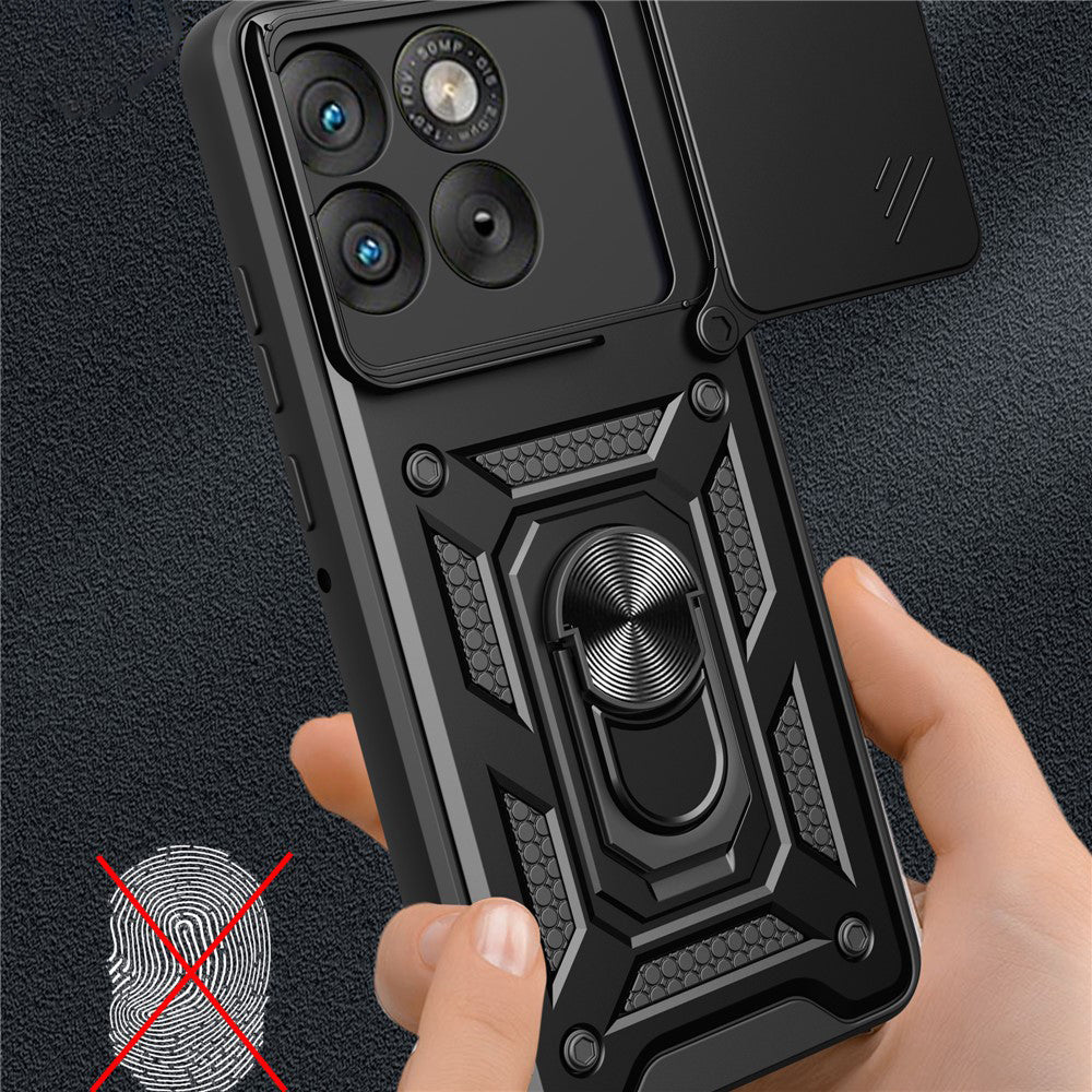 Hülle für Motorola Edge 70 Max, Techsuit, CamShield, Schwarz