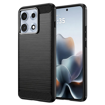 Custodia per Motorola Edge 70 Max, Techsuit, Carbonio, Nera