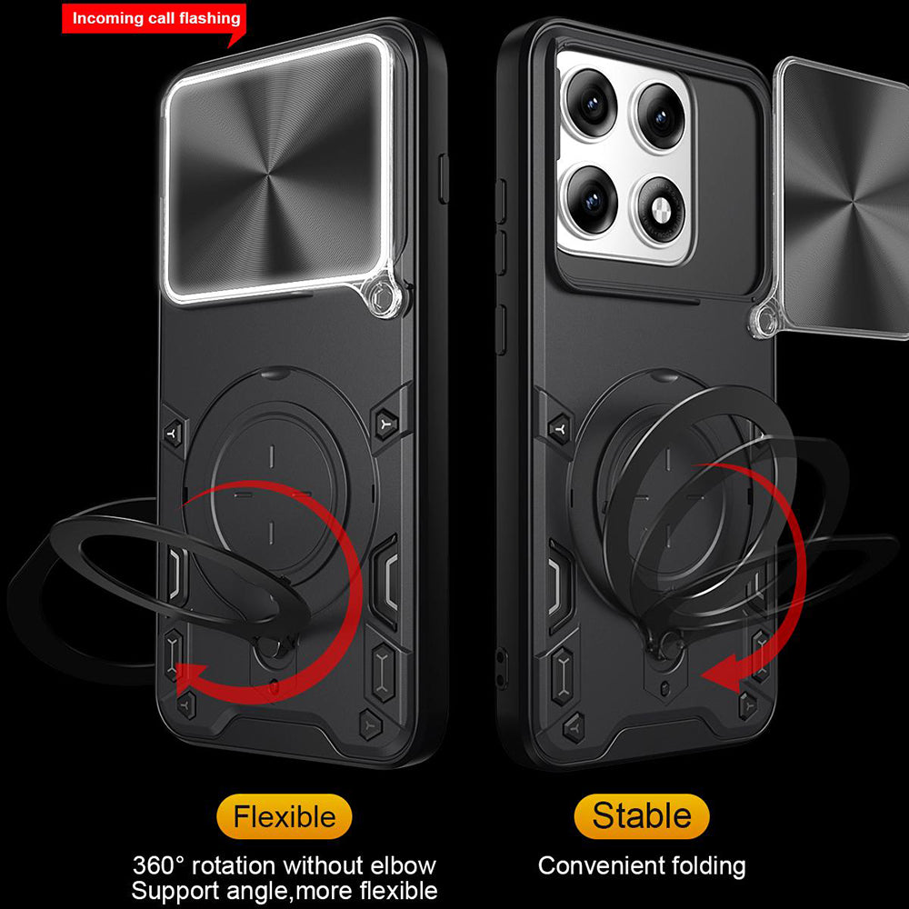 Hülle für Motorola Edge 70 Pro, Techsuit, CamGuard Pro, Lila