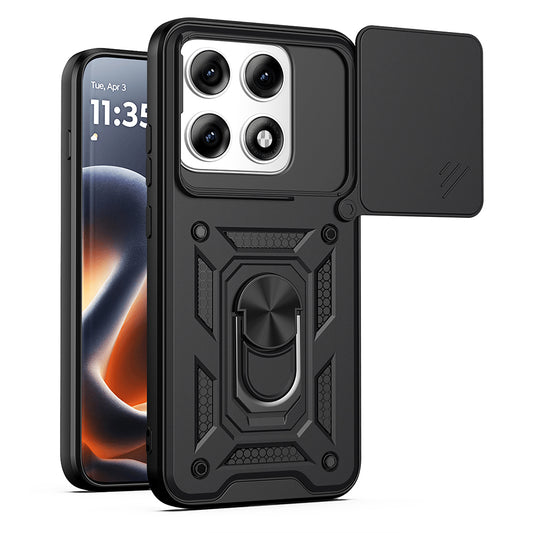 Custodia per Motorola Edge 70 Pro, Techsuit, CamShield, Nera