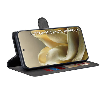 Custodia per Motorola Edge 70 Pro, Techsuit, Diary Book, Nera