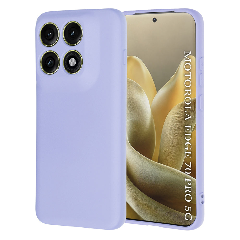 Coque pour Motorola Edge 70 Pro, Techsuit, SoftFlex, Violet Clair
