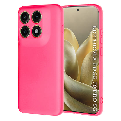 Coque pour Motorola Edge 70 Pro, Techsuit, SoftFlex, Rose Foncé