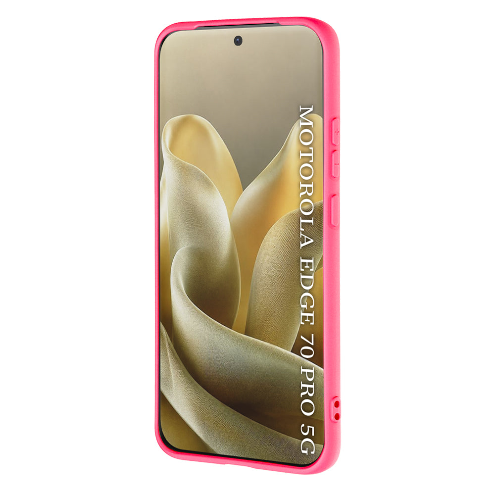Coque pour Motorola Edge 70 Pro, Techsuit, SoftFlex, Rose Foncé