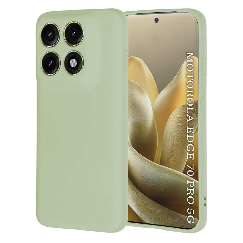 Coque pour Motorola Edge 70 Pro, Techsuit, SoftFlex, Vert Clair