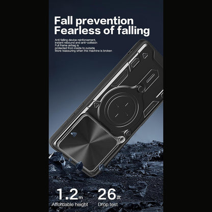 Custodia per Motorola Edge 70, Techsuit, CamGuard Pro, Blu