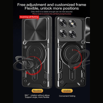 Custodia per Motorola Edge 70, Techsuit, CamGuard Pro, Rossa