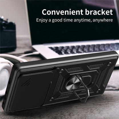 Hülle für Motorola Edge 70, Techsuit, CamShield, Blau