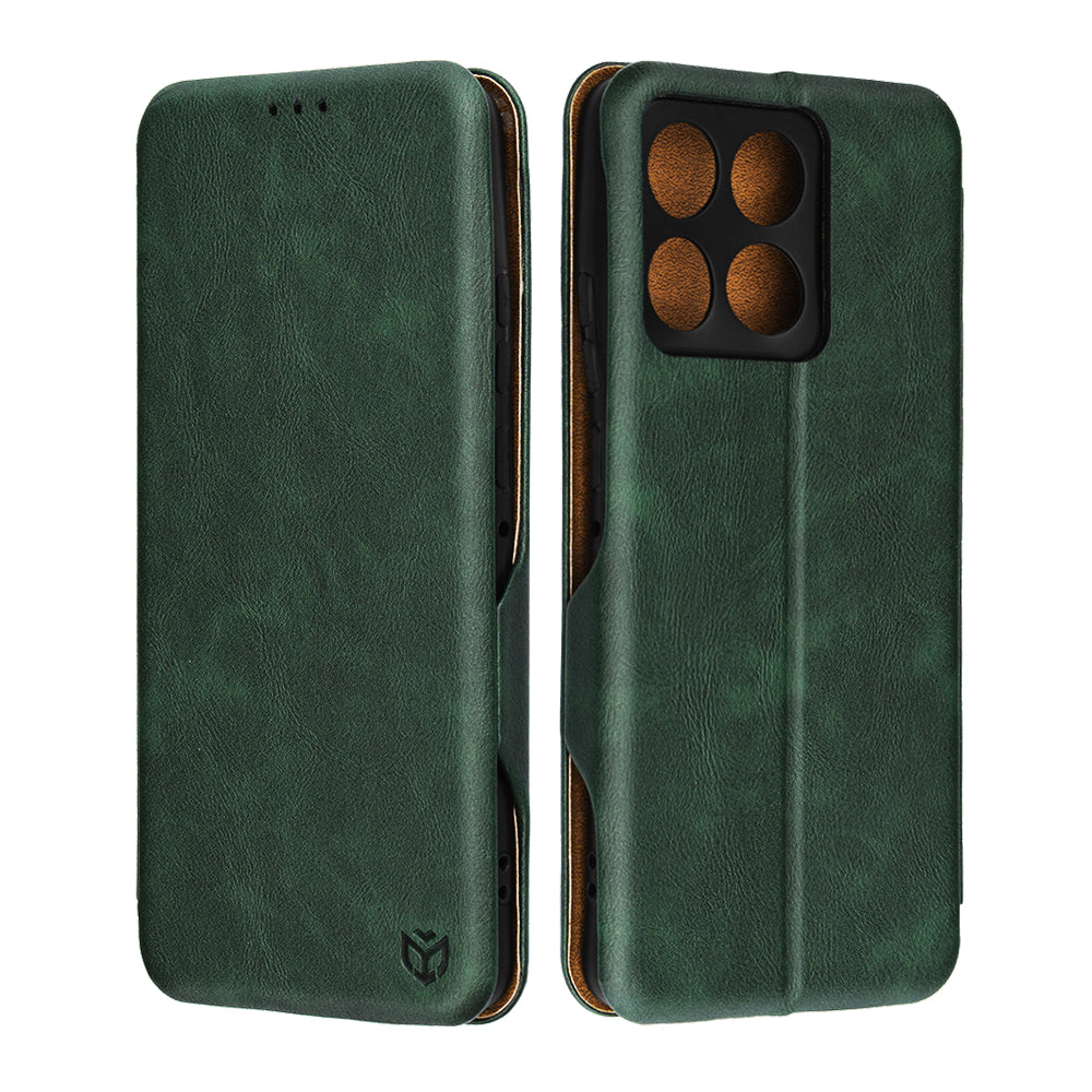 Custodia per Motorola Edge 70, Techsuit, Safe Wallet Plus, Verde