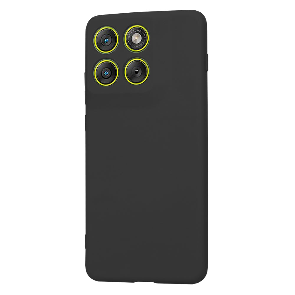 Hülle für Motorola Edge 70, Techsuit, SoftFlex, Schwarz