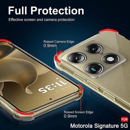Hülle für Motorola Edge 70 Ultra / Signature, Techsuit, Shockproof Clear, Transparent