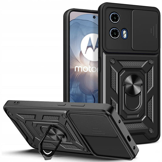 Husa pentru Motorola Moto E14 / G24 Power / G04 / G24, Tech-Protect, CamShield Pro, Neagra
