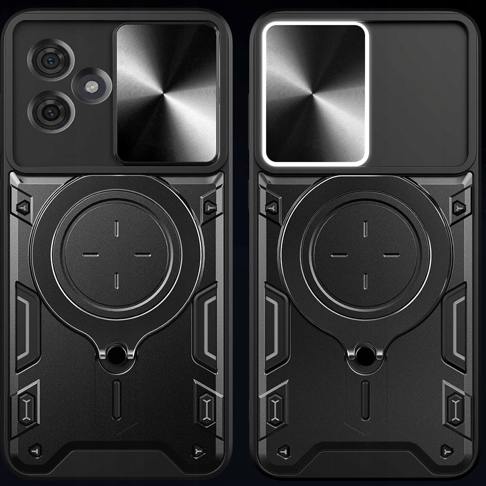 Custodia per Motorola Moto G86, Techsuit, CamGuard Pro, Nera