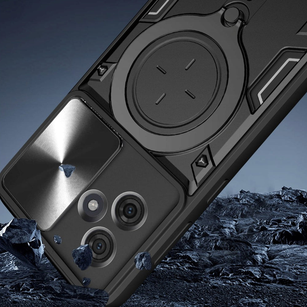 Custodia per Motorola Moto G86, Techsuit, CamGuard Pro, Nera