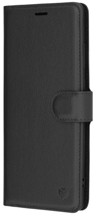 Custodia per Motorola Moto G85, Techsuit, Leather Folio, Nera