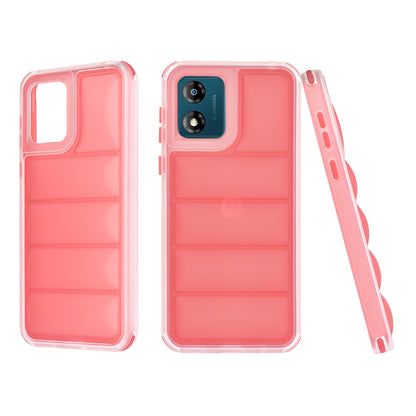 Coque pour Motorola Moto E13, Techsuit, Wave Shield, Rouge