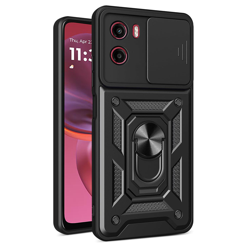 Custodia per Motorola Moto E15 / G05, Techsuit, CamShield, Nera