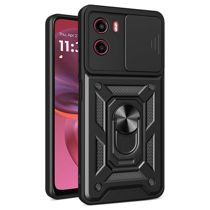 Custodia per Motorola Moto E15 / G05, Techsuit, CamShield, Nera