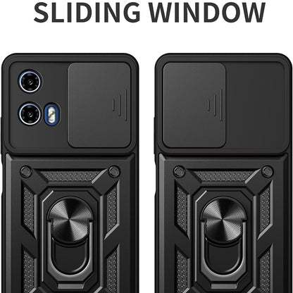 Custodia per Motorola Moto E15 / G05, Techsuit, CamShield, Nera