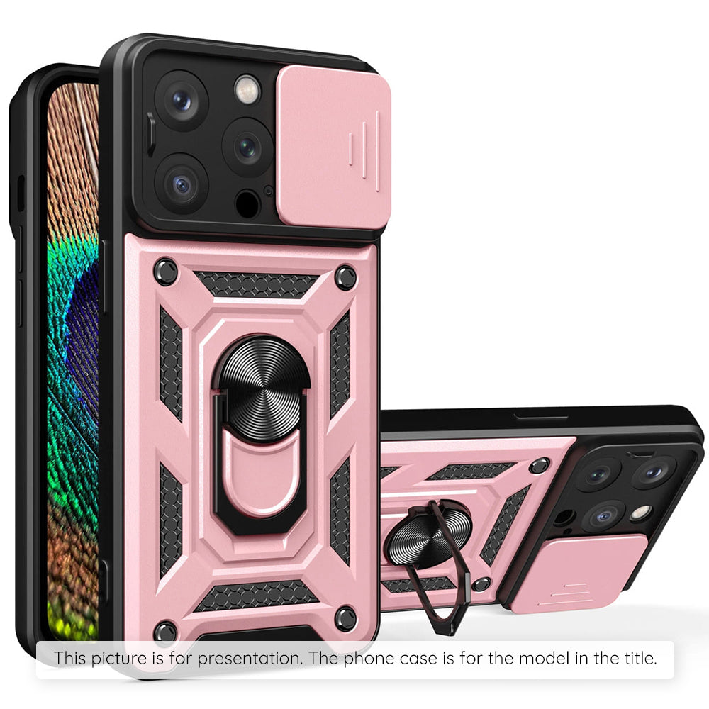 Custodia per Motorola Moto E15 / G05, Techsuit, CamShield, Rosa