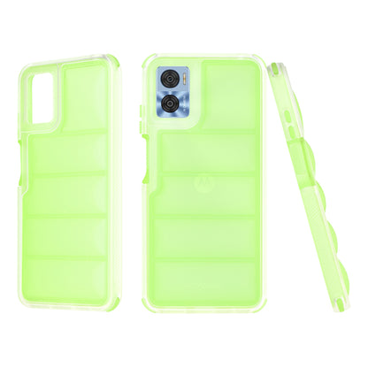Hülle für Motorola Moto E22i / E22, Techsuit, Wave Shield, Grün