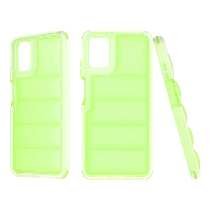 Hülle für Motorola Moto E22i / E22, Techsuit, Wave Shield, Grün