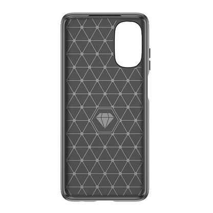 Custodia per Motorola Moto E22s, Techsuit, Carbonio, Nera
