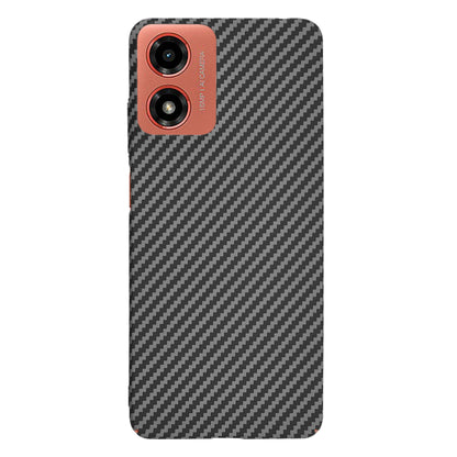 Hülle für Motorola Moto G04s / E14 / G04 / G24, Techsuit, Carbonite FiberShell, Schwarz