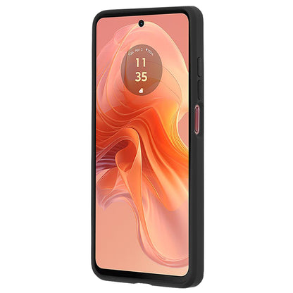 Custodia per Motorola Moto G04s / E14 / G04 / G24, Techsuit, Glinth, Nera