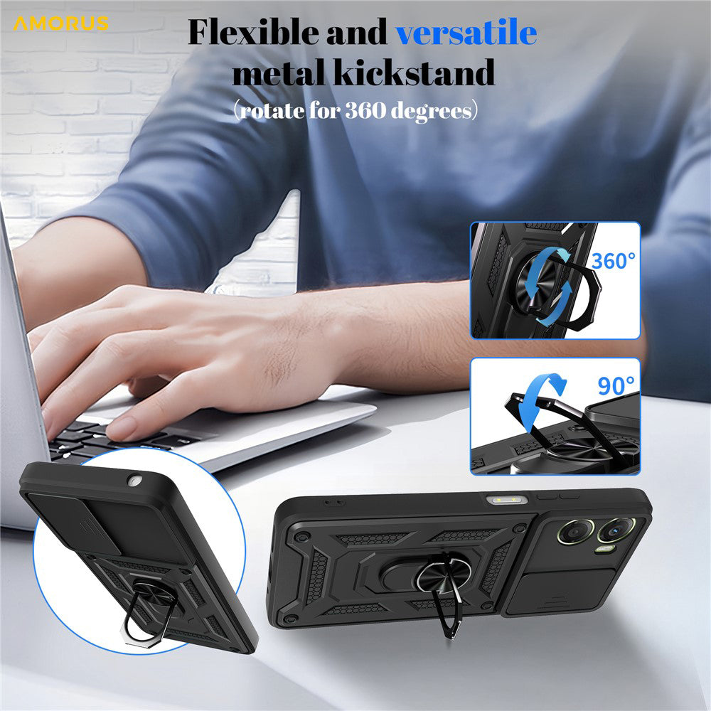 Étui pour Motorola Moto G06, Techsuit, CamShield, Doré