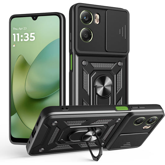 Hülle für Motorola Moto G06, Techsuit, CamShield, Schwarz