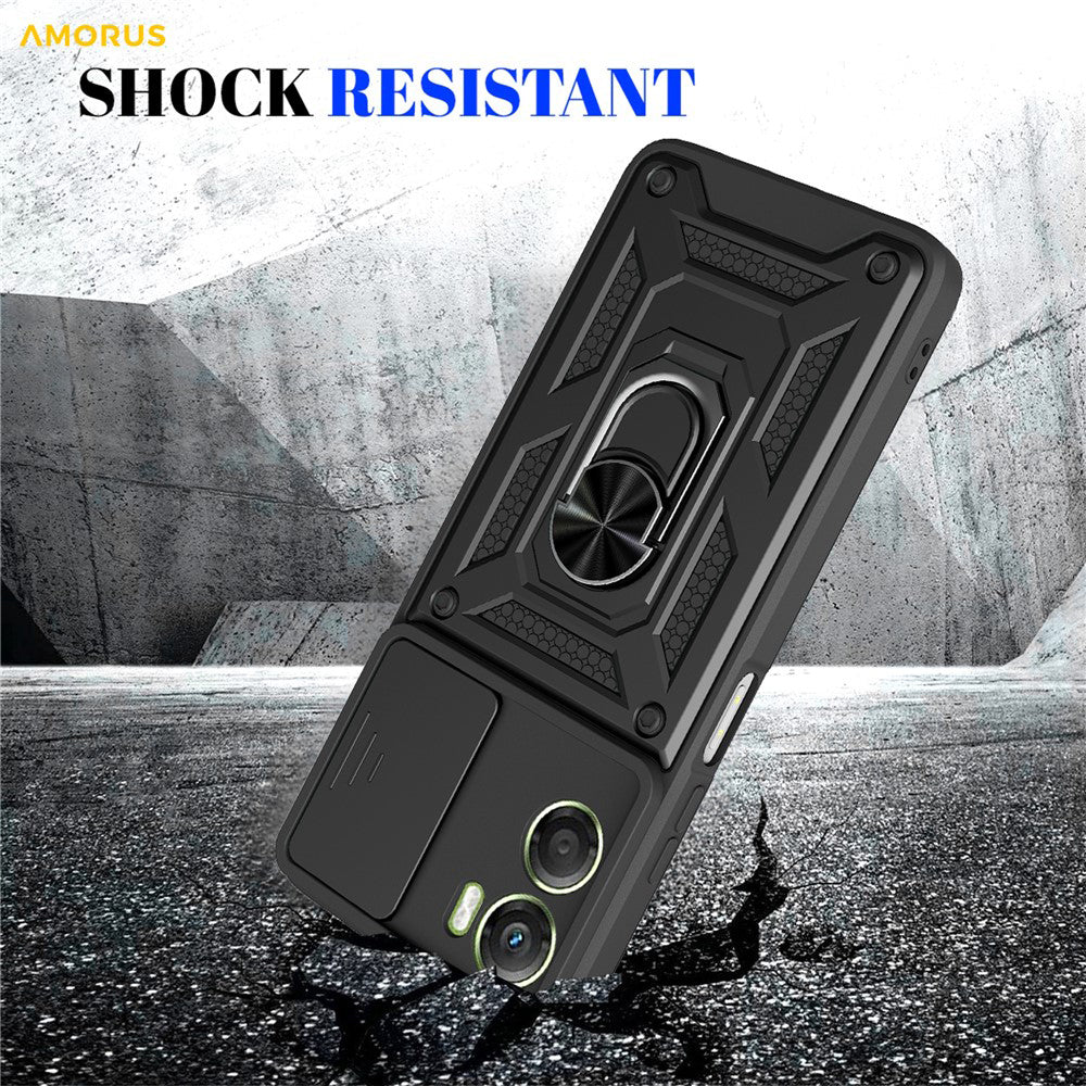 Étui pour Motorola Moto G06, Techsuit, CamShield, Rose Doré