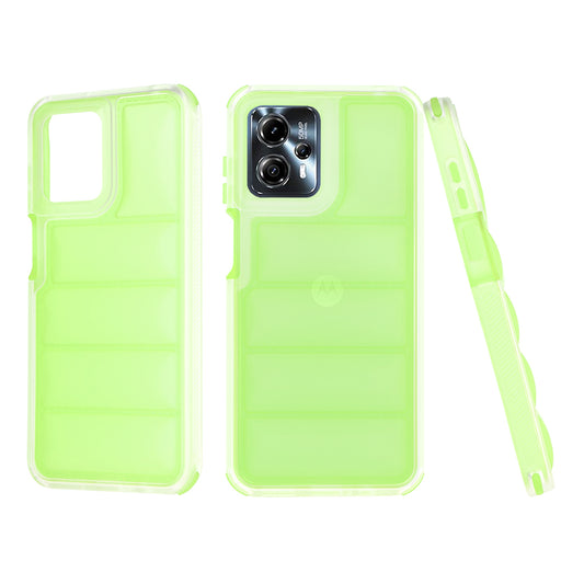 Case for Motorola Moto G13 / G23 / G53, Techsuit, Wave Shield, Green