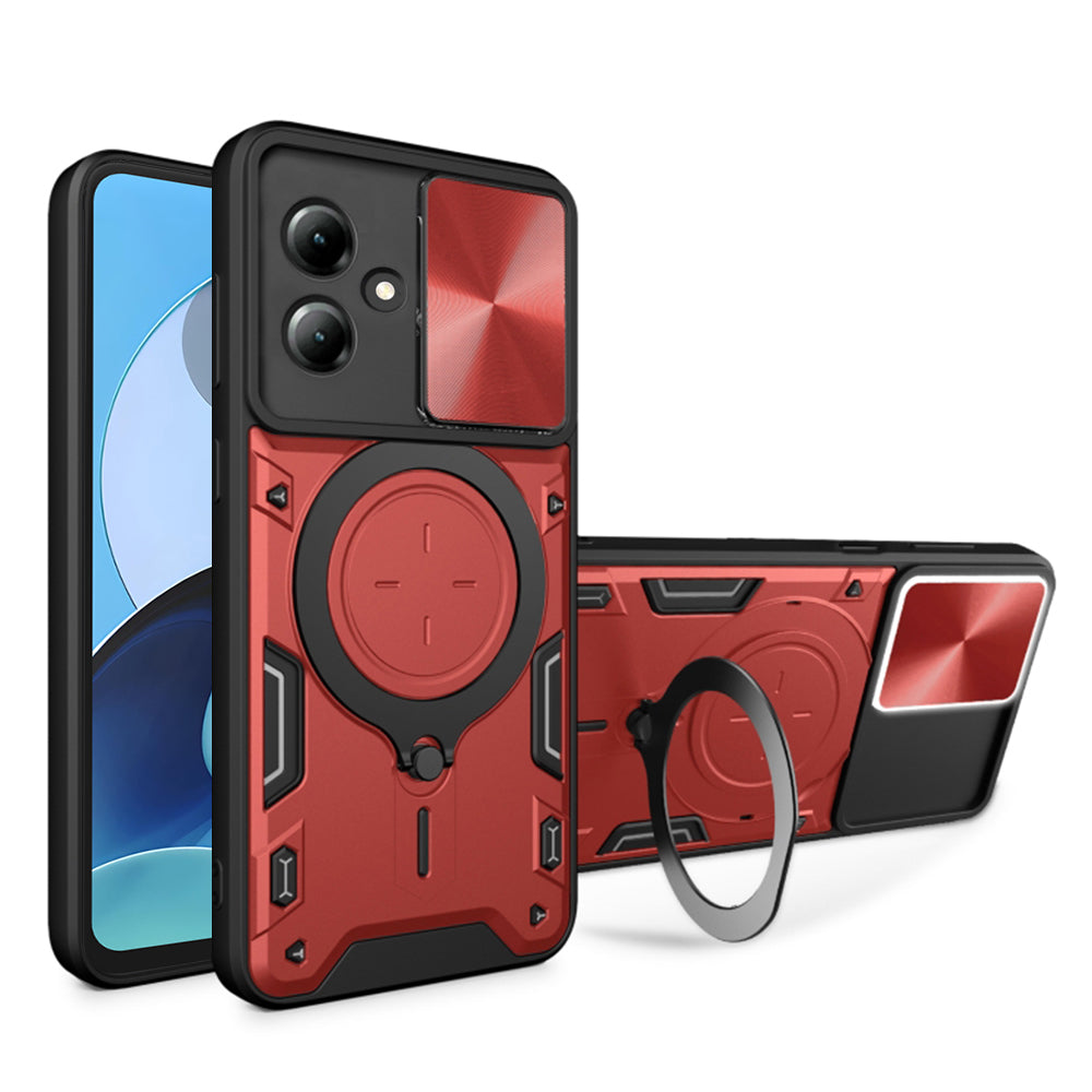 Coque pour Motorola Moto G14, Techsuit, CamGuard Pro, Rouge