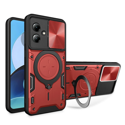 Coque pour Motorola Moto G14, Techsuit, CamGuard Pro, Rouge