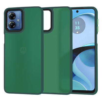 Coque pour Motorola Moto G14, Techsuit, HaloFrost, Vert