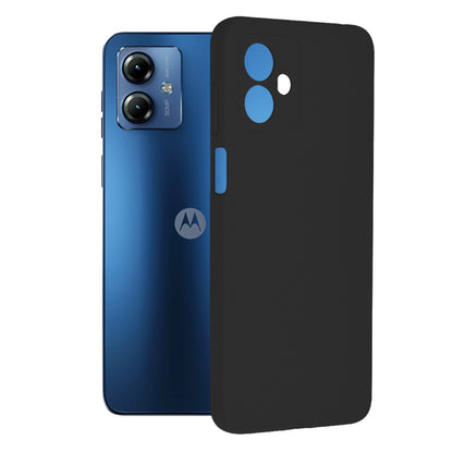 Hülle für Motorola Moto G14, Techsuit, Soft Edge, Schwarz